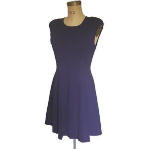 Rebecca Taylor 00s Caley dress sleeveless purple above knee lined A line 6